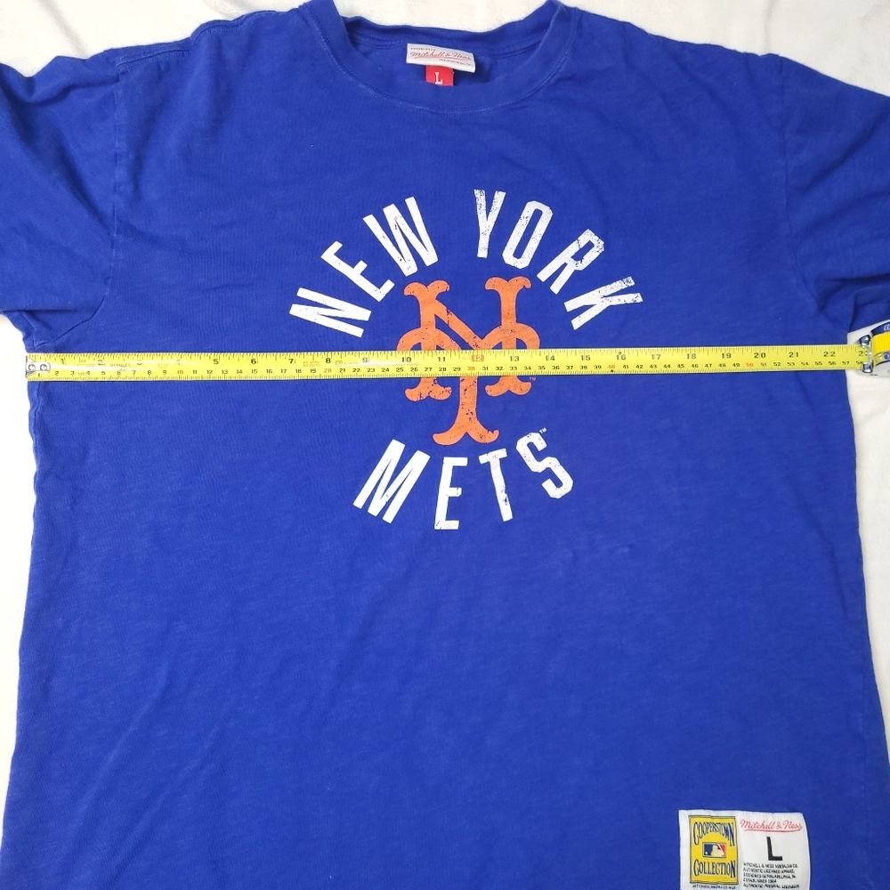 Mitchell & Ness New York Mets Cooperstown Collection Slub T Shirt Size Large MLB - Picture 4 of 8